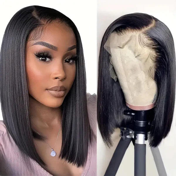 13x4 Transparent Frontal 14” Bob Wig